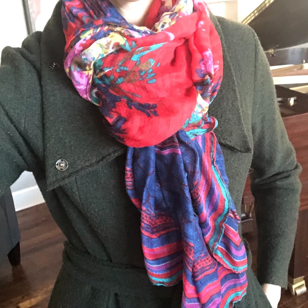Anthropologie Lightweight Fall Scarf